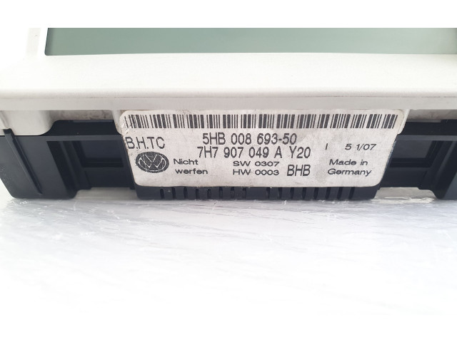 Блок управления климат-контролем 7H7907049A, 5HB00869350   Volkswagen Transporter  Caravelle T5