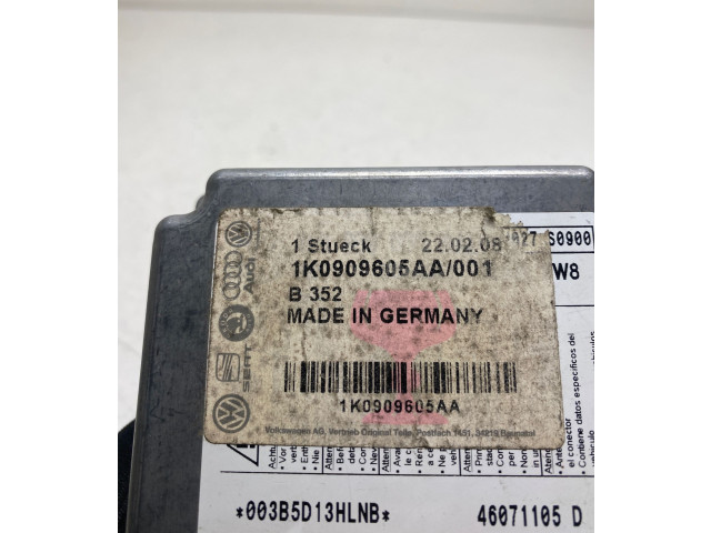 Блок подушек безопасности 1K0909605AA, 46071105D   Volkswagen Jetta V