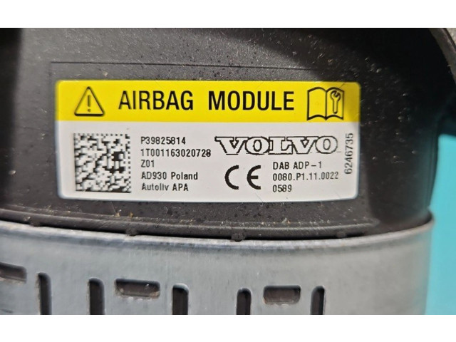 Подушка безопасности водителя 39825814, IMPRK1401209   Volvo V90 Cross Country