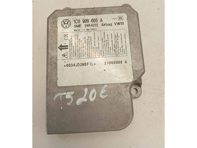 Блок подушек безопасности 1C0909605A, 21060908A Volkswagen Transporter - Caravelle T5