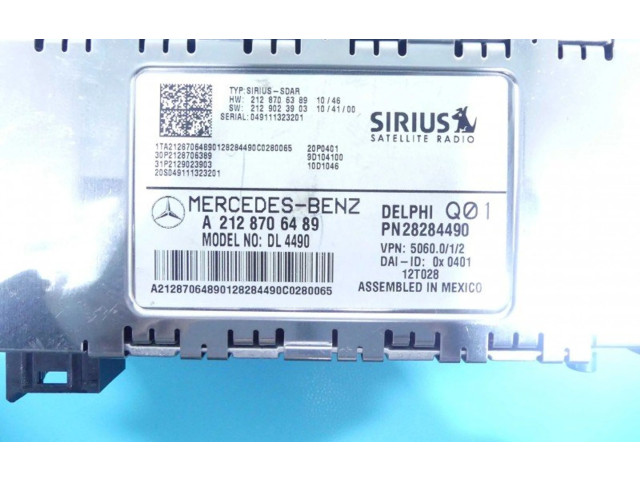 Блок комфорта A2128706489, IMPRK1078093   Mercedes-Benz CLS C218 X218   