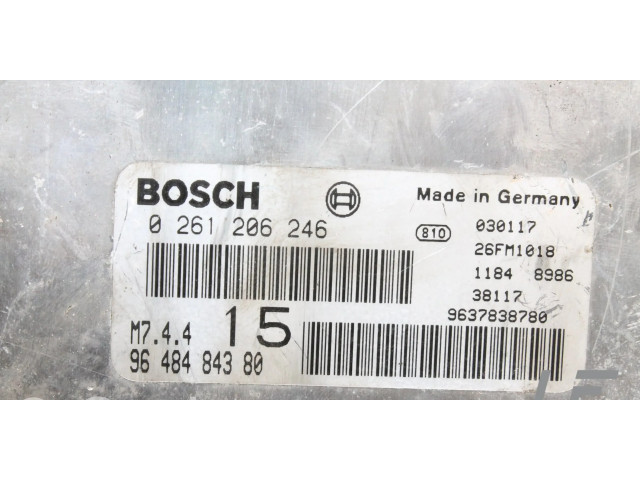 Řídící jednotka 0261206246 Citroen Saxo 2002