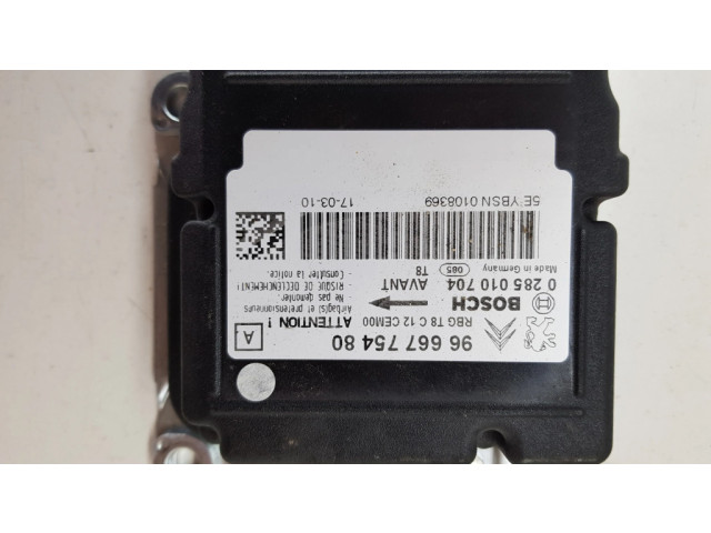 Блок подушек безопасности 9666775480, 0285010704 Peugeot 5008