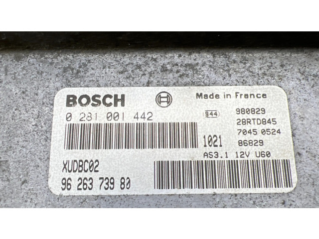 Řídící jednotka 9626373980, XUDBC02   Fiat Ulysse 1999