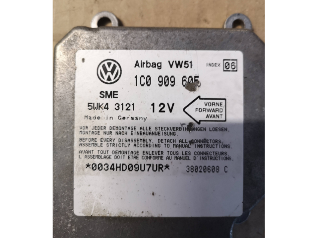 Блок подушек безопасности 1C0909605, 38020608C Volkswagen Transporter - Caravelle T5