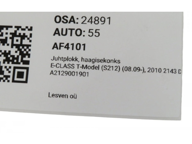 Řídící jednotka A2129001901, A2129001901 Mercedes-Benz E W212 2010