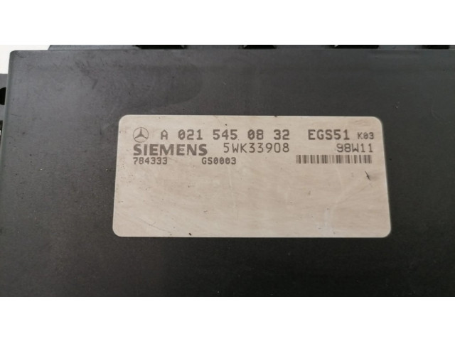 Блок управления коробкой передач A0215450832   Mercedes-Benz E W210