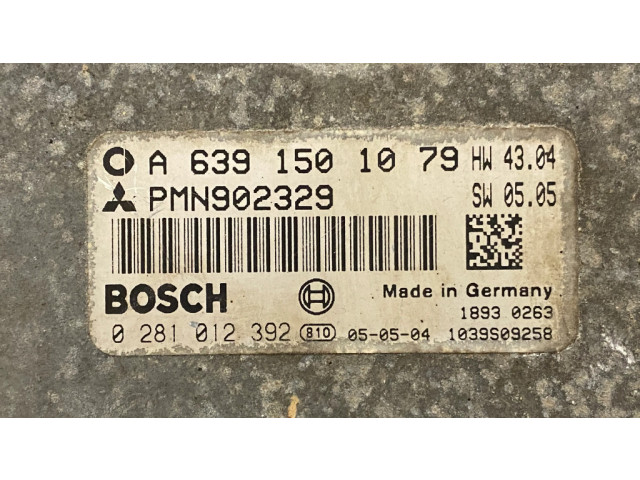 Řídící jednotka PMN902329, A6391501079 Mitsubishi Colt 2005