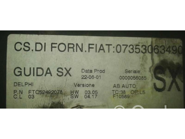 Блок управления климат-контролем 07353063409   Alfa Romeo 166