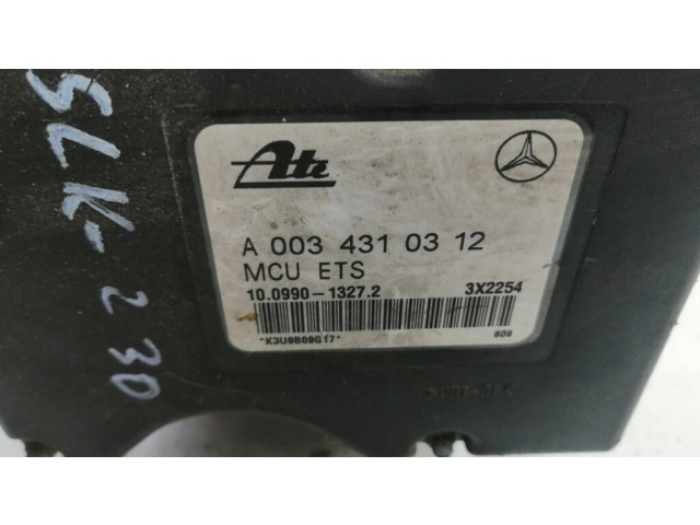 Jednotka ABS A0034310312K4, A0034310312   Mercedes-Benz SLK R170 2002