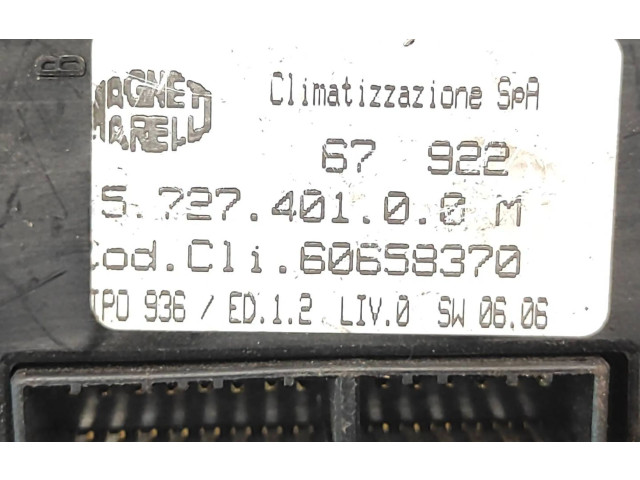 Блок управления климат-контролем 60658370   Alfa Romeo 166