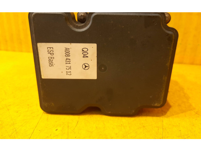Jednotka ABS 0084317512, A0084317512 Mercedes-Benz A W176 2012