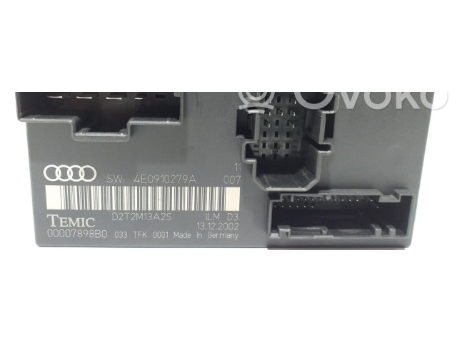 Блок управления 4E0910279A, 57819 Audi A8 S8 D3 4E