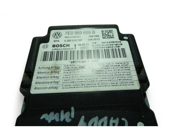Блок подушек безопасности 7E0959655B, 0285010798   Volkswagen Caddy