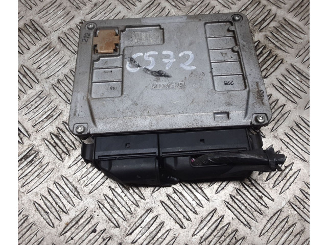 Блок управления двигателя 03D906032A, 5WP4006007 Skoda Fabia Mk1 (6Y)