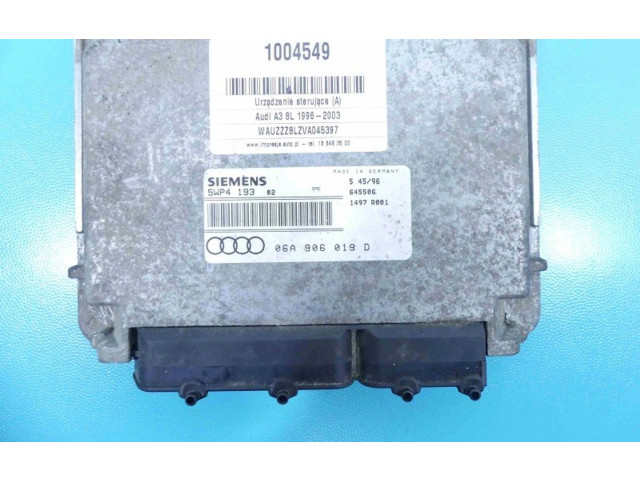 Блок управления двигателем Блок управления 06A906019D, IMPRK1004549 Audi A3 S3 8L