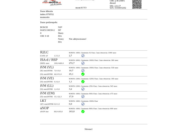Vstřikovač 03L130277, 03L130277 Volkswagen Tiguan