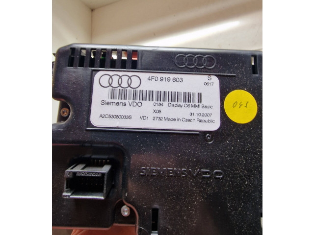 Дисплей    4F0919603, A2C53080033S   Audi A6 S6 C6 4F