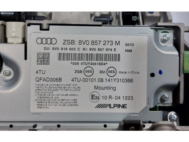 Экран/ дисплей / маленький экран 8V0857273M, 8V0857273M   Audi RS3