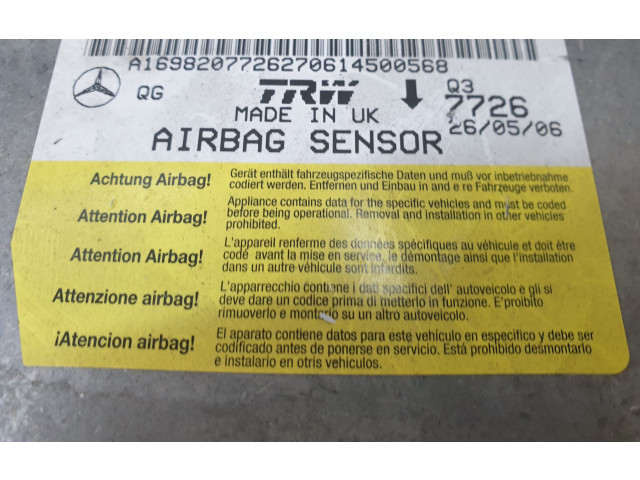 Блок подушек безопасности A1698207726 Mercedes-Benz A W169