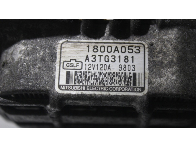 Генератор 1800A053, A3TG3181 Mitsubishi Lancer X