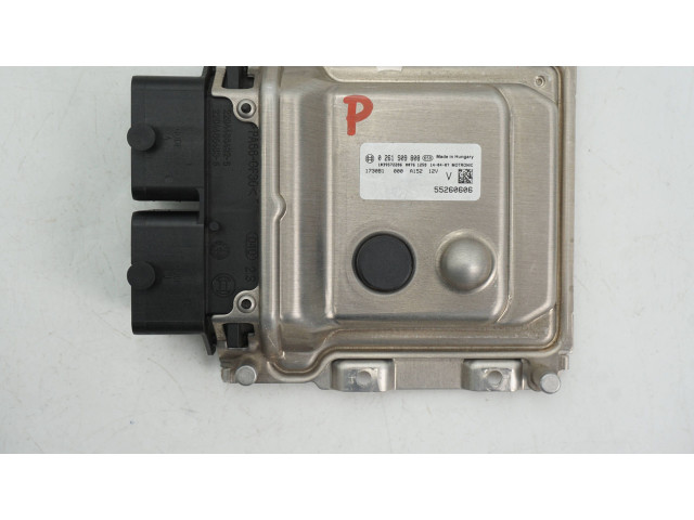 Блок управления двигателем Блок управления 55260606, 0261S09808   Fiat 500L