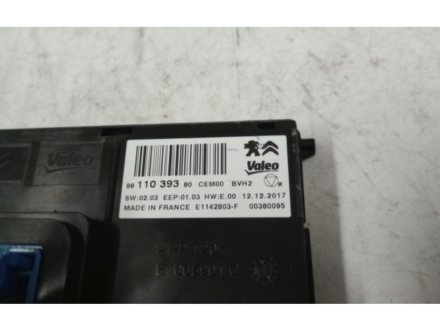 Блок управления климат-контролем 9811039380, 9811039380 Citroen C3 Aircross