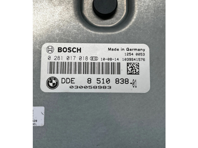 Блок управления двигателя 8510838, 030058983 BMW X5 E70