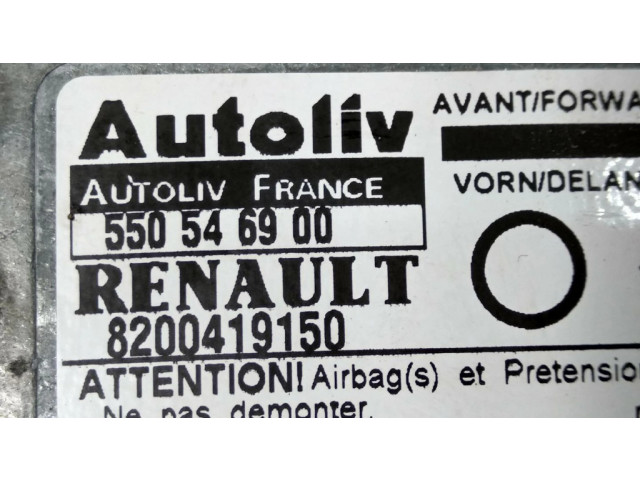 Блок подушек безопасности 550546900, 8200419150   Renault Twingo I