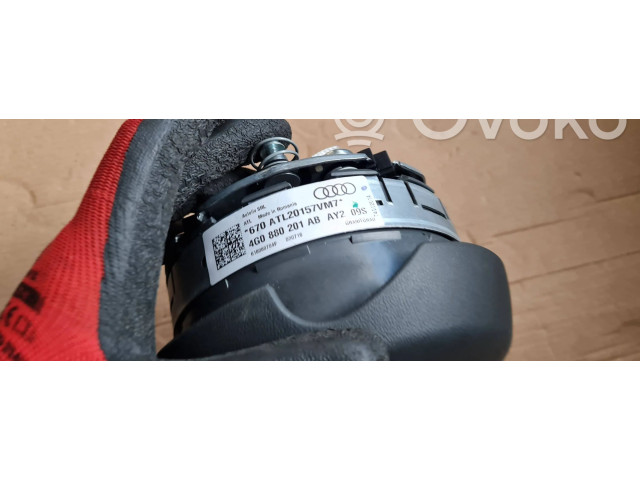 Подушка безопасности водителя 4G0880201AB, 618080704F Audi A6 C7