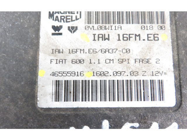 Řídící jednotka 46555916, 46555916 Fiat Seicento/600 1999
