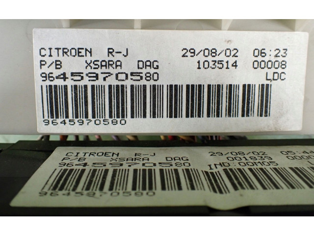 Блок предохранителей 9645970580 Citroen Xsara