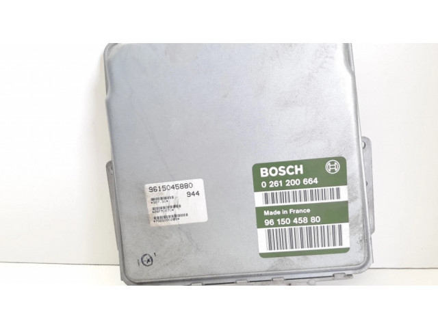 Блок управления двигателя 9615045880, 0261200664 Citroen Xantia