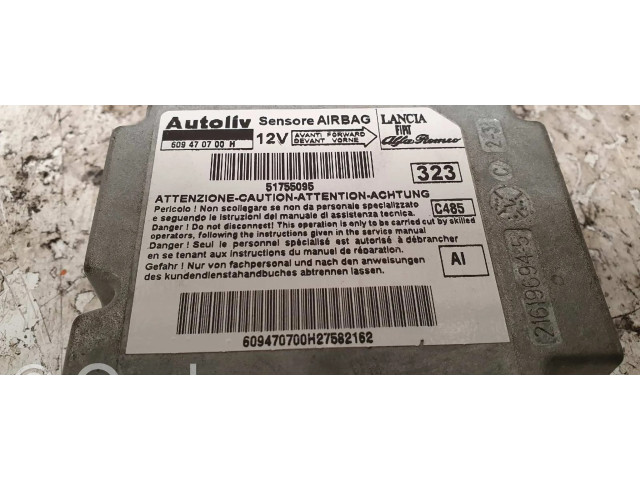 Блок подушек безопасности 609470700H, 51755095   Fiat Linea