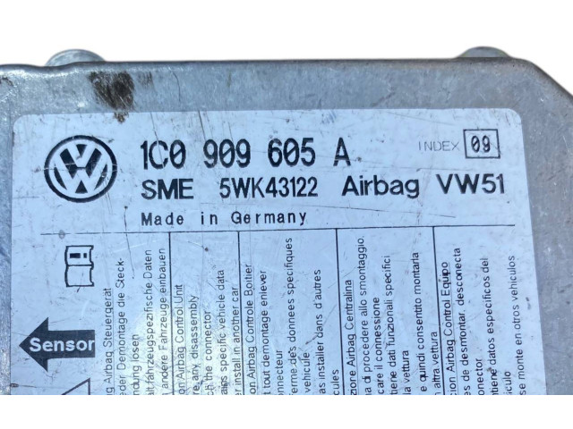 Блок подушек безопасности 1C0909605A   Volkswagen Transporter - Caravelle T5