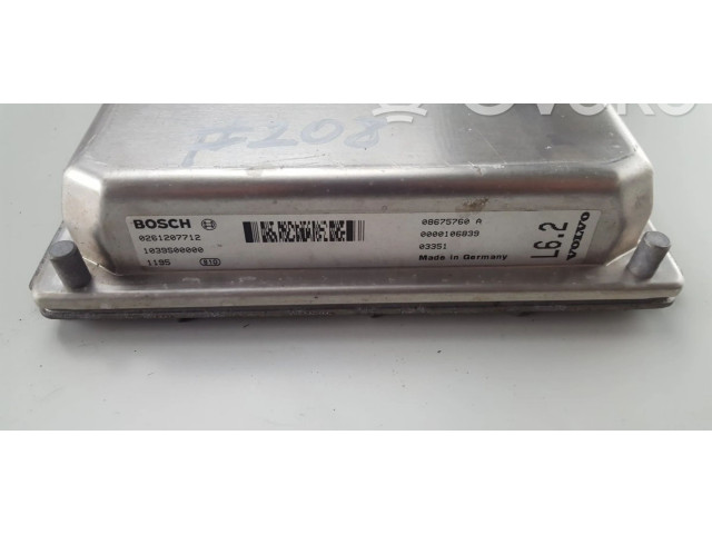 Блок управления двигателя 0261207712, 1039S00000 Volvo XC90