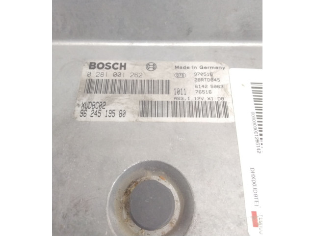 Řídící jednotka 0281001262, 9624519580 Peugeot 406 1998