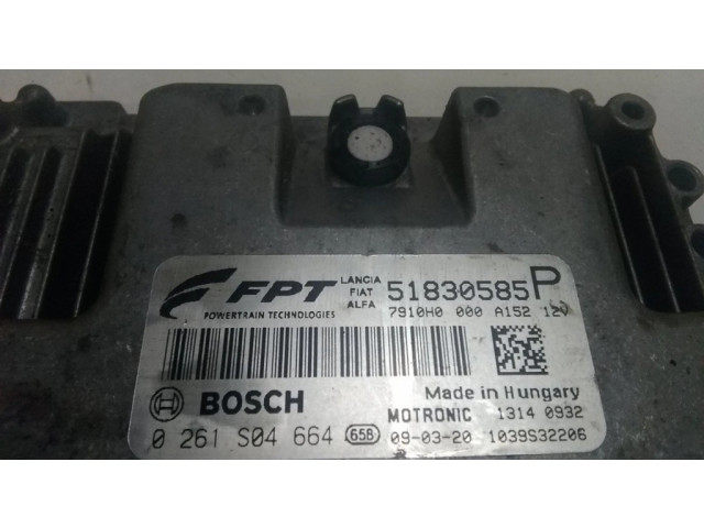 Řídící jednotka 51830585, 7910H0000A152 Alfa Romeo MiTo 2009