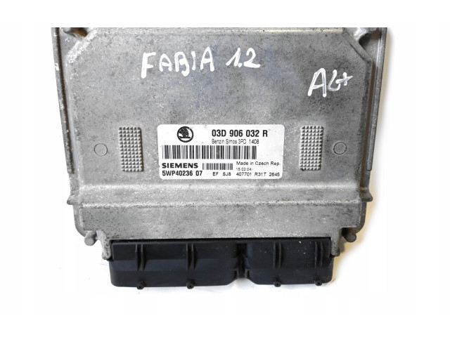 Блок управления двигателя 03D906032R Skoda Fabia Mk1 (6Y)