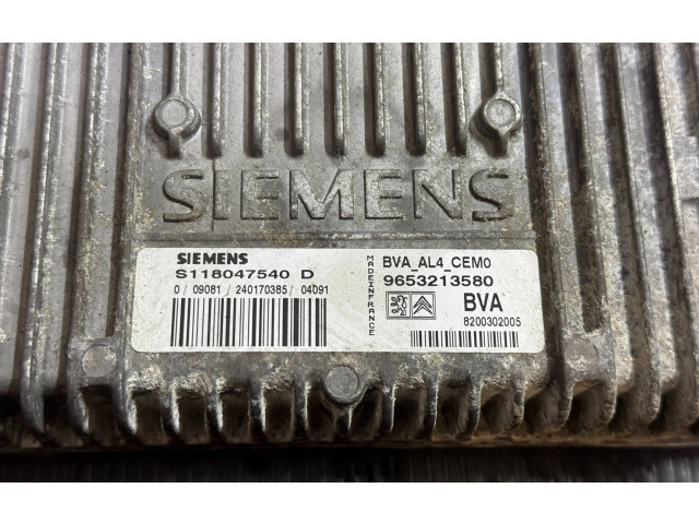 Блок управления коробкой передач 8200302005, 9653213580   Citroen C4 I