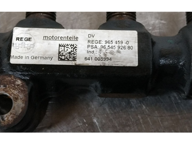 Топливная рампа 9654592680 Citroen C4 I для двигателя 9HX