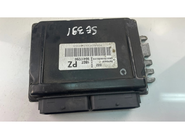Блок управления двигателем Блок управления 96417290   Chevrolet Matiz