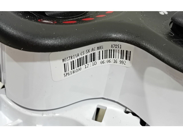 Блок управления климат-контролем 5P6340100 Fiat Panda III