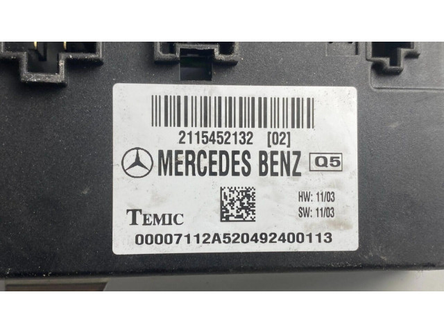 Блок комфорта 2115452132   Mercedes-Benz E W212   