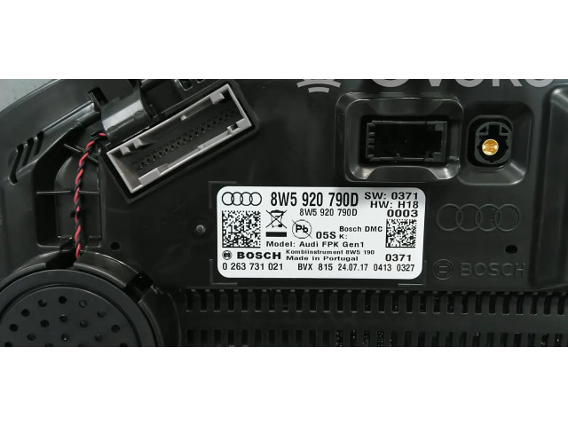 Панель приборов 8W5920790D, 8W5920790DX   Audi A5       