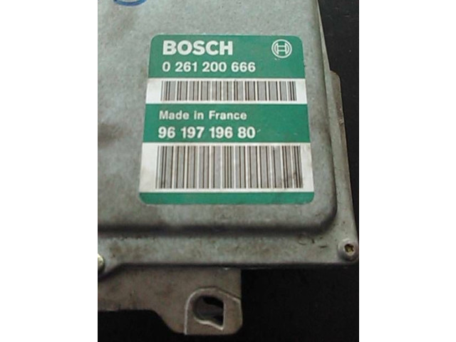 Блок управления двигателя BOSCH, 0261200666   Citroen Xantia