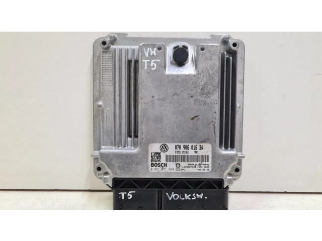 Řídící jednotka 070906016BA, 0281011664 Volkswagen Transporter - Caravelle T5 2007