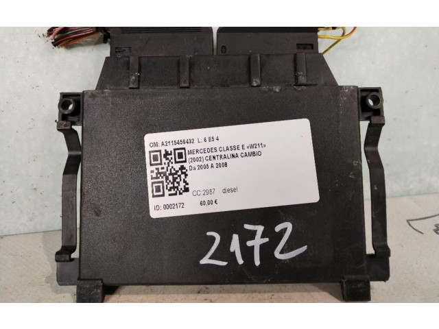Блок управления коробкой передач A2115456432, A2115456432   Mercedes-Benz E W211