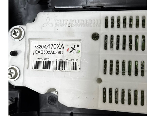 Блок управления климат-контролем 7820A470XA, CAB502A039C Mitsubishi Outlander