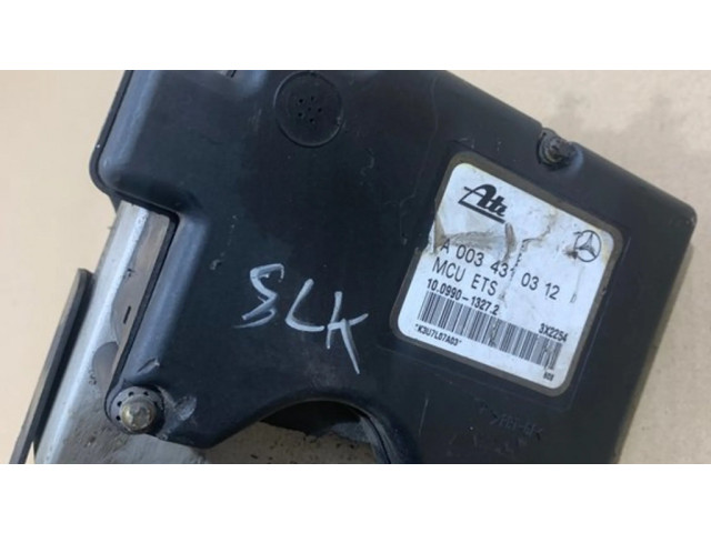 Jednotka ABS A0034310312, 3X2254   Mercedes-Benz CLK A208 C208 1998